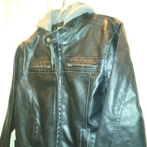 Heavy duty leather jacket